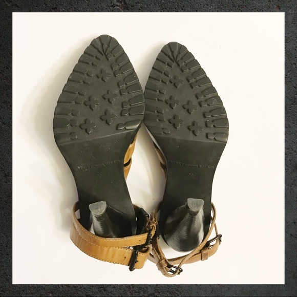 Alexander Wang Abbey Ankle-strap Leather Sandals - Picture 7 of 7